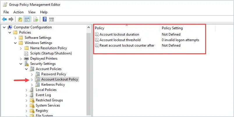 How to check Active Directory password policy