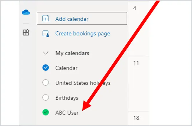 access outlook web calendar