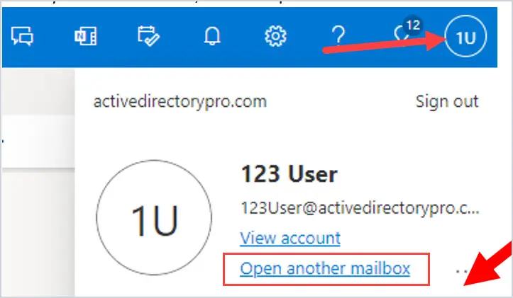 how-to-open-another-mailbox-in-outlook-active-directory-pro