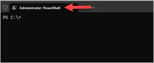 open powershell