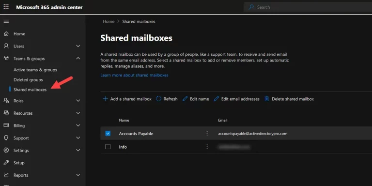 How to create a shared mailbox in office 365