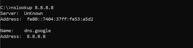 How to Use Nslookup Windows Command (11 Examples)