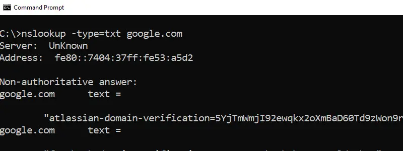 How to Use Nslookup Windows Command (11 Examples)