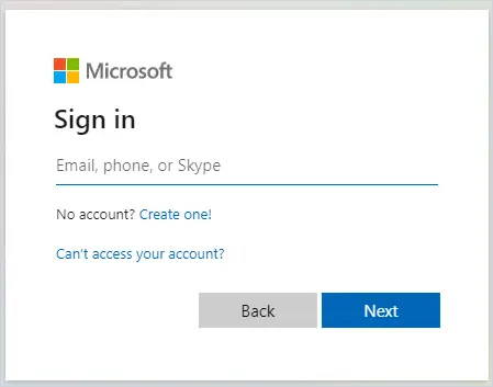 office 365 sign in