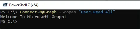 microsoft graph connected
