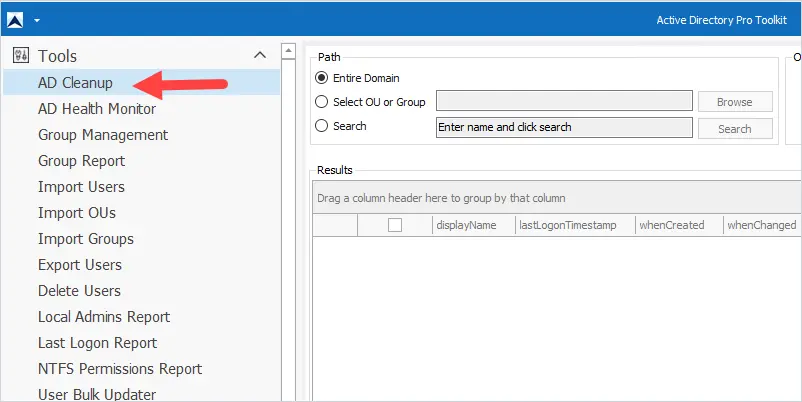 powershell list all disabled users in ou