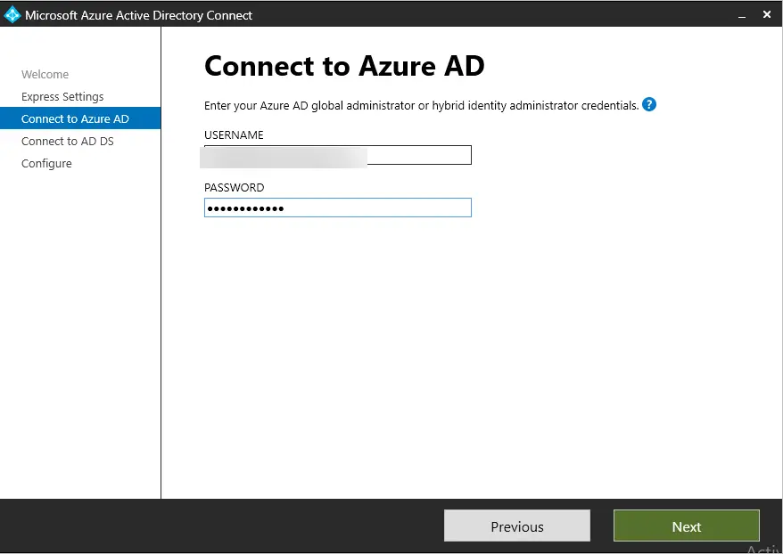 connect to azure ad