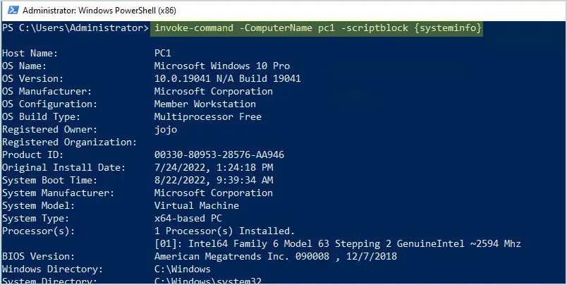 Invoke-Command Examples - Active Directory Pro