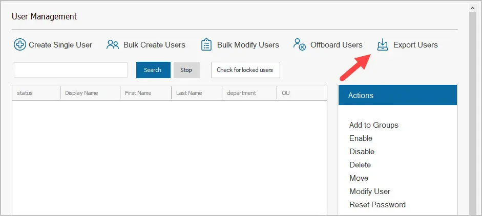 export ad users tool