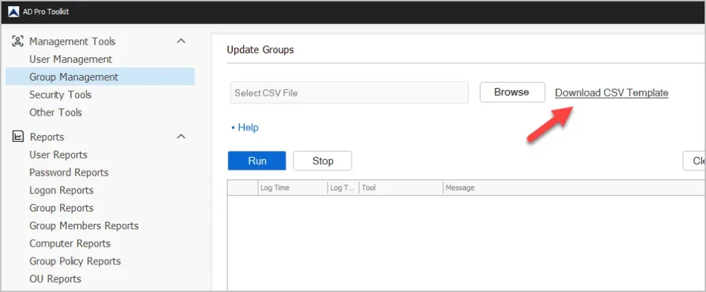 toolkit group csv template